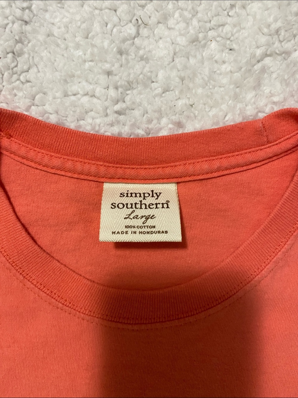 Simply Southern women’s size large Coral Short-sleeve shirt - Picture 2 of 16